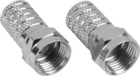 Hama F-Stecker 5,8 mm; 2 Stück