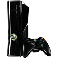 Microsoft Xbox 360 S Konsole 250 GB matt Schwarz + Orig. Controller