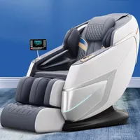 3D Massagesessel MECHANICAL HANDS Wärmefunktion Shiatsu Zero Gravity Bluetooth SL Schienen A31L Weiß A33