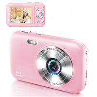 INF Digitalkamera 1080P 44MP 16-fach Zoom 2,4-Zoll-Bildschirm Rosa