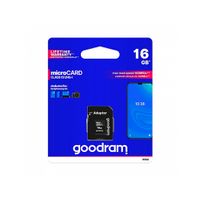 Goodram microSD Speicherkarte 16GB für Smartphone, Kamera - micro SD Karte - 100 mb/s - Mit SD Adapter