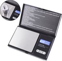 Präzisions-Taschenwaage 200 g x 0,01 g, digitale Grammwaage, kleine Kräuterwaage, Mini-Lebensmittelwaage, Schmuckwaage, Unzen