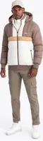 Ombre Clothing Parka für Männer Kenjo grau L