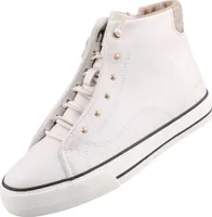 Mustang Damen High-Top Sneaker Weiß