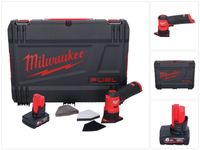 Milwaukee M12 FDSS-601X Akku Punktschleifer 12 V 88,8 x 63,5 mm Brushless + 1x Akku 6,0 Ah + HD-Box - ohne Ladegerät