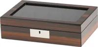 Rothenschild Uhrenbox RS-2386-10EB für 10 Uhren ebony
