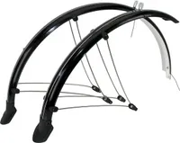 M-Wave Fender Set 50mm Plastik 28 Zoll schwarz