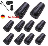 10 x Walking Asphaltpads Gummipuffer Ersatzfüße für Trekking Stöcke Grip Pads x 