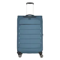 Travelite Skaii Panoramablau 4-Rollen Trolley L 78cm