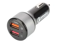 Nabíječka do auta Ednet QuickCharge 3.0 DualPort černá