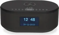 Radiowecker DAB mit Ladefunktion Bluetooth QI Funktion USB Dual Alarm AIC 18DAB