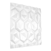 1 Platte 3D Paneele Wandverkleidung Decke Dekoration Wandplatte 60x60cm Flames 