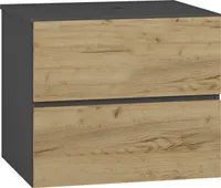 nabbi Koupelnová skříňka pod umyvadlo Baleta S60 - antracit / craft zlatý