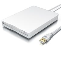 CSL Diskettenlaufwerk, USB 1.1, Externes USB Floppy Laufwerk FDD 1,44MB (3,5) für PC & MAC