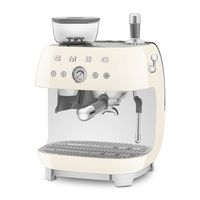 SMEG EGF03CREU Kompakt Siebträgermachine creme Dampffunktion