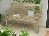 Garden Pleasure záhradná lavička Sumatra 940228 hnedé drevo 120,0 cm