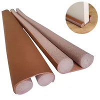 Zugluftstopper für Zwillingstüren, Dichtungsstreifen unter der Tür, Geräuschblocker zur Isolierung und Schalldämmung von Türen, Länge 95 cm, verstellbar