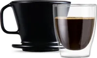 Tchibo Kaffeefilter, Filtergröße 101, Spülmaschinengeeignet, Keramik, Schwarz