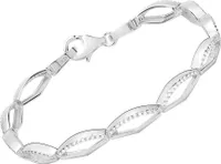 Sterlingsilber Armband mit Zirkoniasteinen