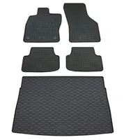 Gummi Fußmatten + Kofferraumwanne Set für VW