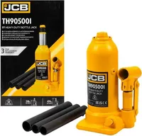 JCB | Hydraulischer Flaschen-Wagenheber, 5T, Stempelwagenheber, Kompakt-Wagenheber