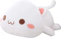 Plüschtier, Kawaii liegend Katze Tier Puppe, Plüsch Kissen Kissen, Kinder Spielzeug Geschenk gefüllt 1# 30cm