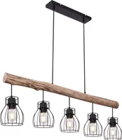 Globo Lighting závěsné svítidlo kovové černé, 5x E27