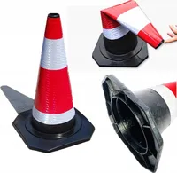Výstražný dopravní kužel, 50cm
