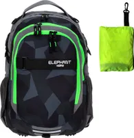 Schulrucksack Elephant Hero Signature Rucksack Schulmappe Schultasche Jungen 12770 Cyber Camo Grün + Regencover