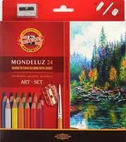 KOH-I-NOOR Mondeluz 3711/24 Sada akvarelových tužek 24 ks