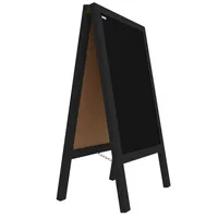 Reklamní áčko s křídovou tabulí 100x60 cm- černé