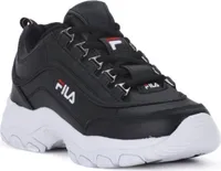 FILA Damen Schuhe Schnürschuhe Sneaker Strada Low, Farbe:Schwarz, Schuhgröße:EUR 40, Artikel:-25Y black