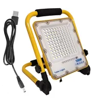 Pronett XJ5247 Dobíjací LED reflektor IP66, 100 W, 6500 K