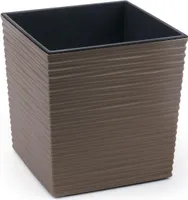 Pflanzkübel Juka aus Kunststoff geriffelt