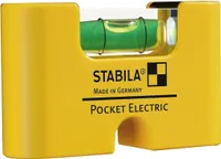 Wasserwaage Pocket Electric 7cm Ku.gelb ± 1mm/m m.Magnet STABILA