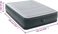INTEX Luftbett Dura-Beam Deluxe Comfort Plush Queen Size 152x203x46 cm