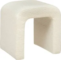 Hocker "Sevi" Bouclé - 41x35 cm - Atmosphera créateur d'intérieur