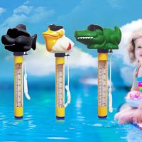 Lustiges Tragbares Cartoon-Muster Genaues Schwimmendes Eva-Thermometer-Pool-Thermometer Für Schwimmbad-Hai