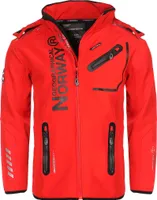 Geographical Norway Herren Softshell Übergangsjacke Model: G-River, Farbe: Rot/Schwarz, Größe L