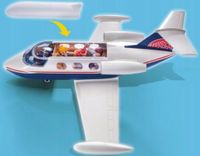 Polizei Luna Flugzeug Kinder Spielzeug mit Funktion mit Fahrzeugen und Spielfigur 