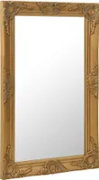 vidaXL Wandspiegel im Barock-Stil 50 x 80 cm Golden