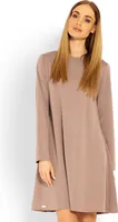 PeeKaBoo Dámske áčkové šaty Slohn cappuccino S/M