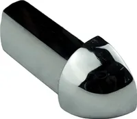 Viertelkreis Ausseneck Vollmaterial Edelstahl V2A 10mm glänzend