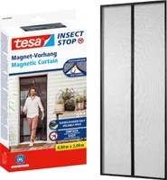 tesa Insektenschutz Tür Magnetvorhang Balkon Fliegengitter ohne Bohren 0,8 x 2 m