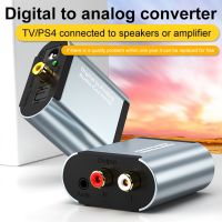 Audio Converter Digital Decoder Koaxialeingang Analog RCA mit optischem Kabel