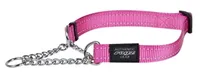 Rogz For Dogs Polopropínací obojek Fanbelt růžový