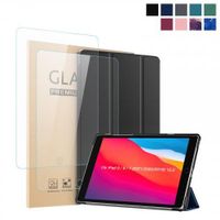 Transparent-PU Hülle für iPad 7/8/9. Gen 10.2 - Farbe: Schwarz - Folie: Ohne Folie