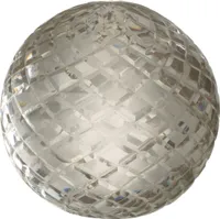 J-line – Briefbeschwerer aus losem Glas, transparent, groß – 11 x 11 x 11 cm