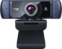 Vitade 682H Webcam 1080P 60fps mit Mikrofon zum Streamen, Pro HD USB Computer Web Cam Webkamera für Spielekonferenzen Mac Windows