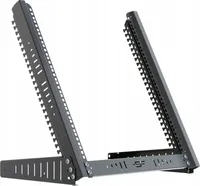 Stojak Regulowany Rack 19" 12U, Czarny Statyw Rama Rack Stalflex